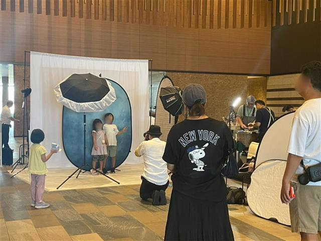 タワーマンション住民向け無料撮影会の様子2